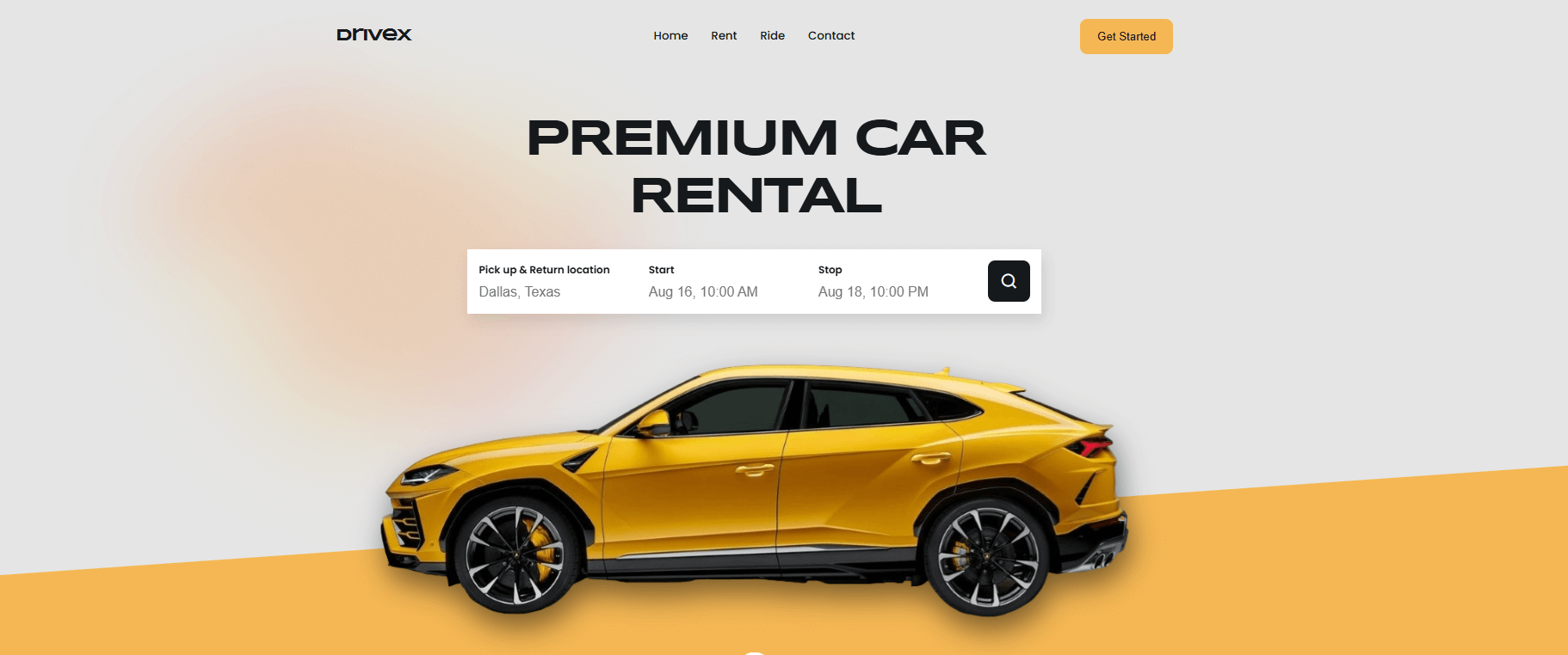 DriveX Premium Car Rental